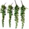 4 pcs Artificial Hanging Succulents Faux Burro's Tail Picks Trailing String of Pearls Succulent Fake Greenery Sprays 13.4" L for Basket Planter Centerpiece Floral Arrangement Indoor Outdoor Decor